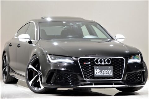 名古屋 高価買取 アウディ RS7 ローダウン パンサーブラック  バルコナレザーシート